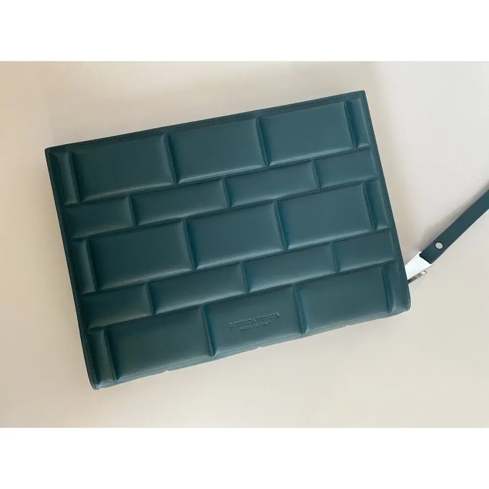 Bottega Veneta Butter Calf Leather Document Case Green 592855 NWT $1900